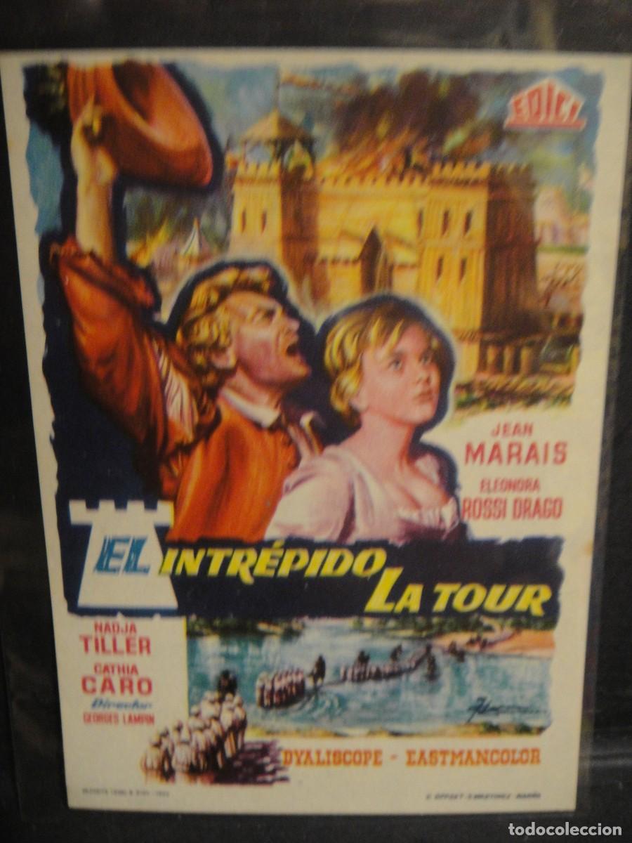 Cine: el intrepido la tour - folleto de mano - sin publicidad de cine