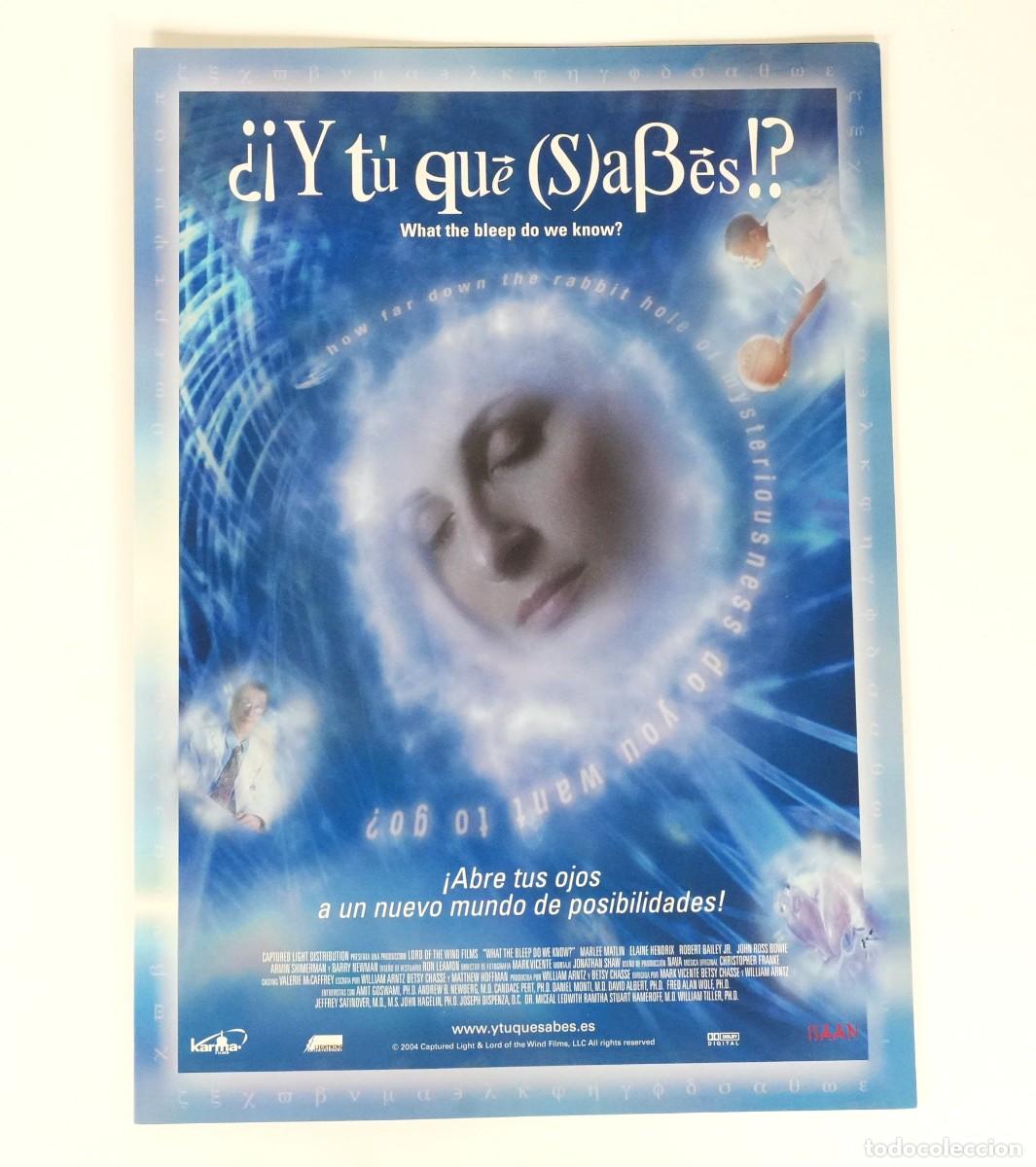 Cine: WHAT THE BLEEP DO WE KNOW - Y TU QUE SABES - KARMA FILMS - TRIPTICO DE LUJO - FISICA CUANTICA RAMTHA