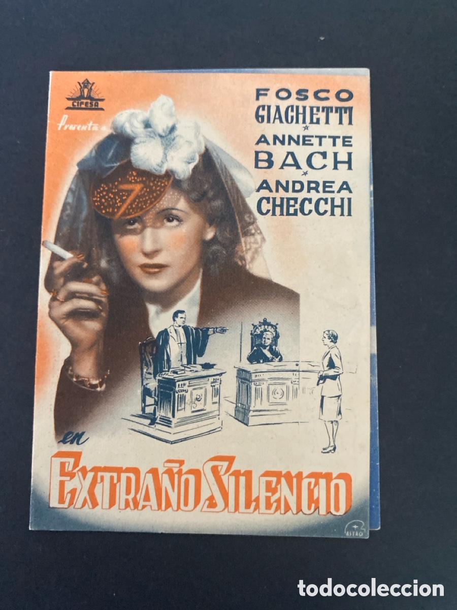 Cine: Programa de cine Extra&ntilde;o silencio