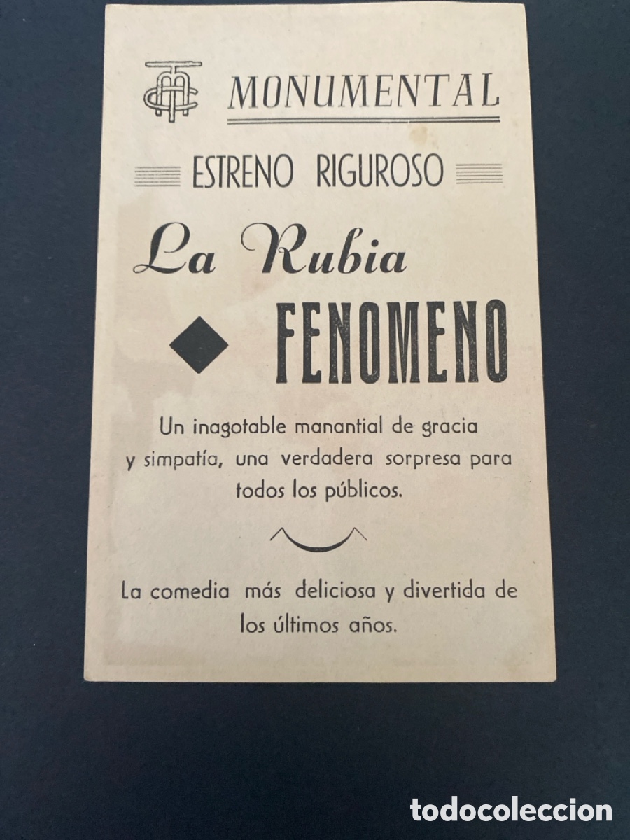 Cine: Programa de cine La rubia fen&oacute;meno - Foto 2