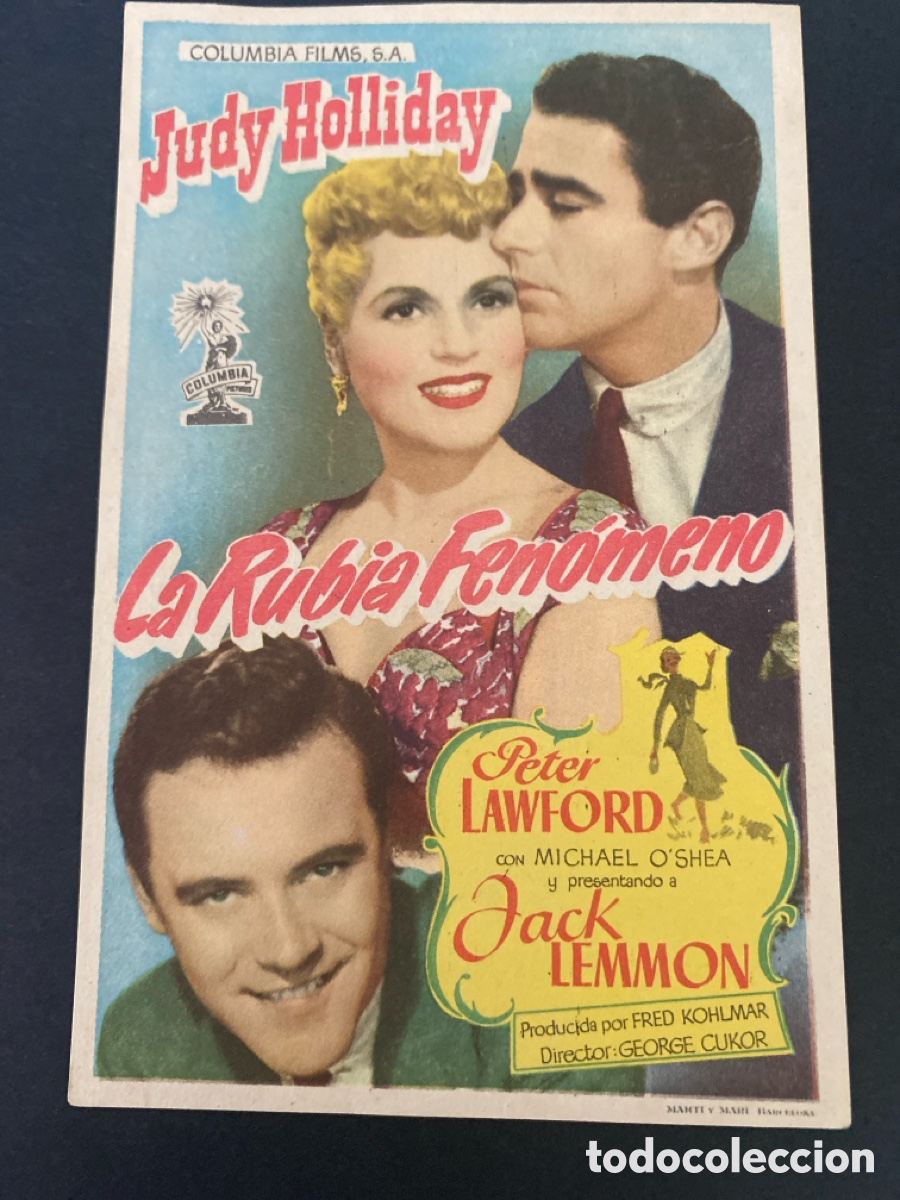 Cine: Programa de cine La rubia fen&oacute;meno