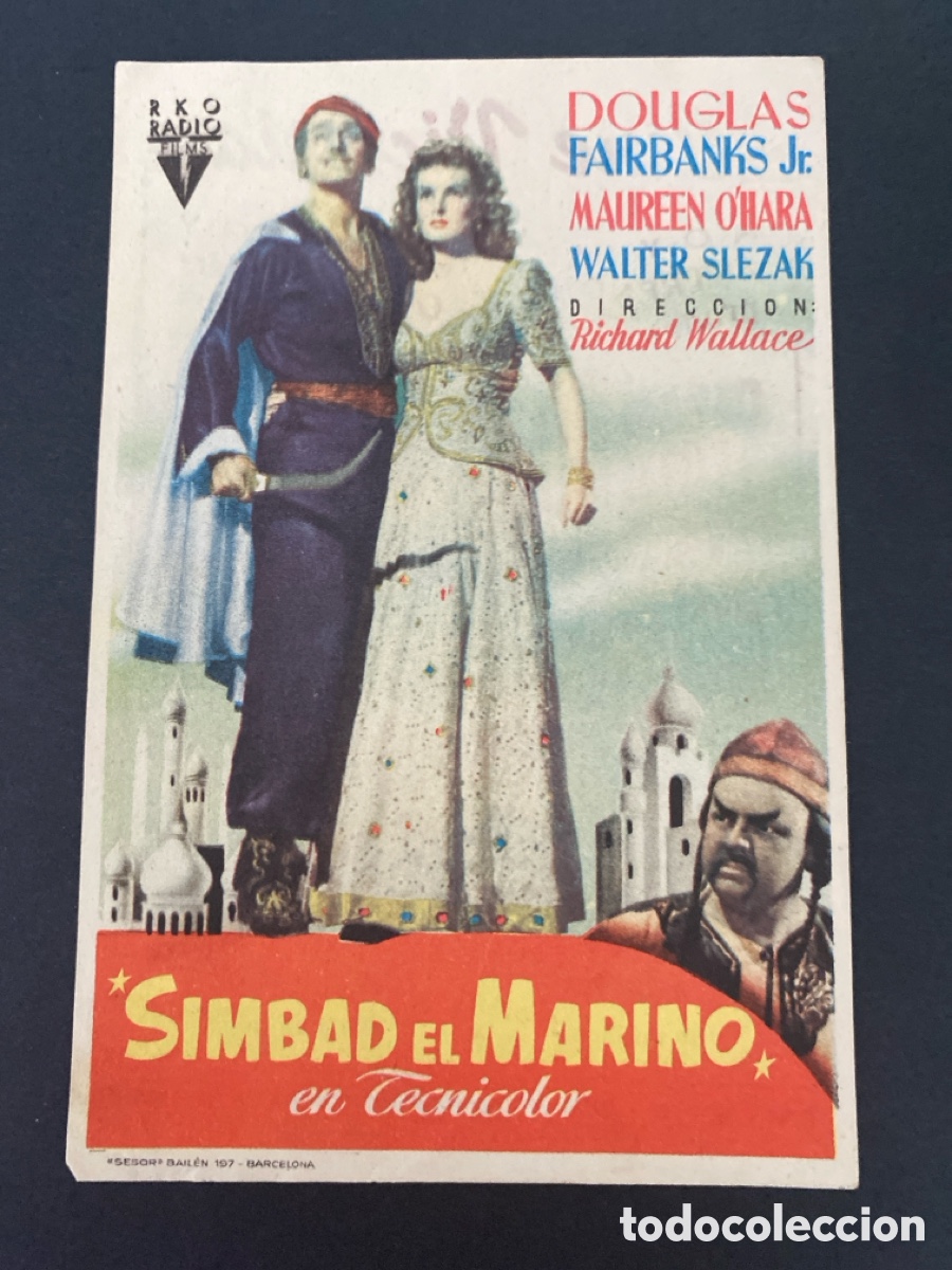 Cine: Programa de cine Simbad el marino