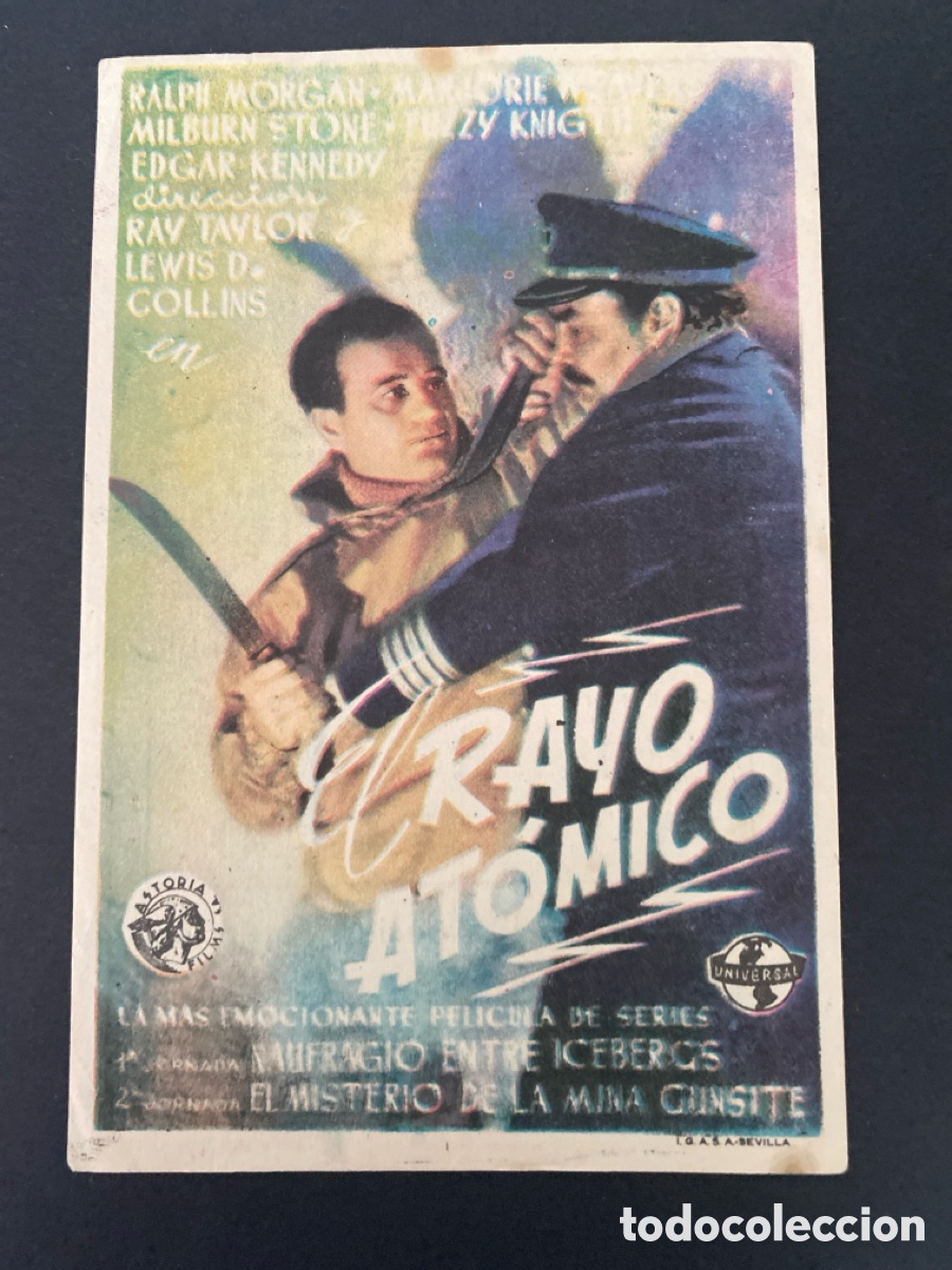 Cine: Programa de cine El rayo at&oacute;mico