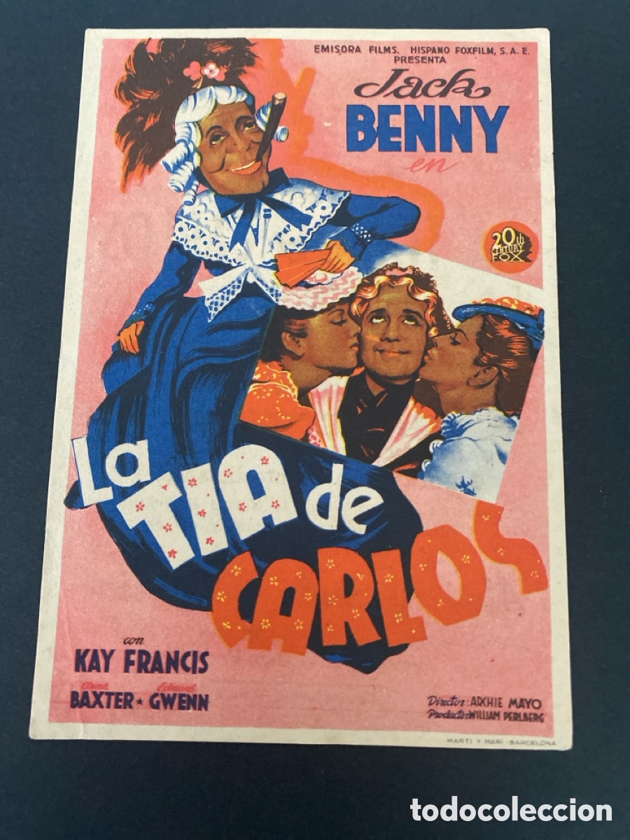 Cine: Programa de cine La t&iacute;a de Carlos