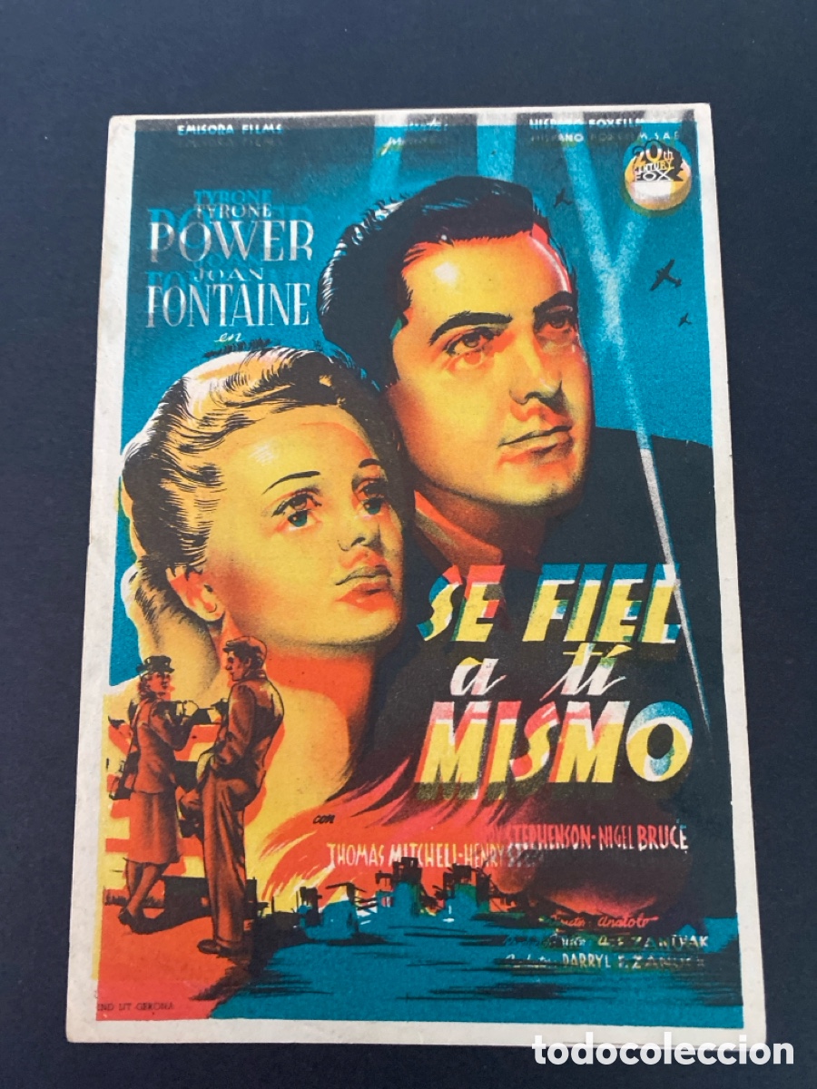 Cine: Programa de cine Se fiel a ti mismo