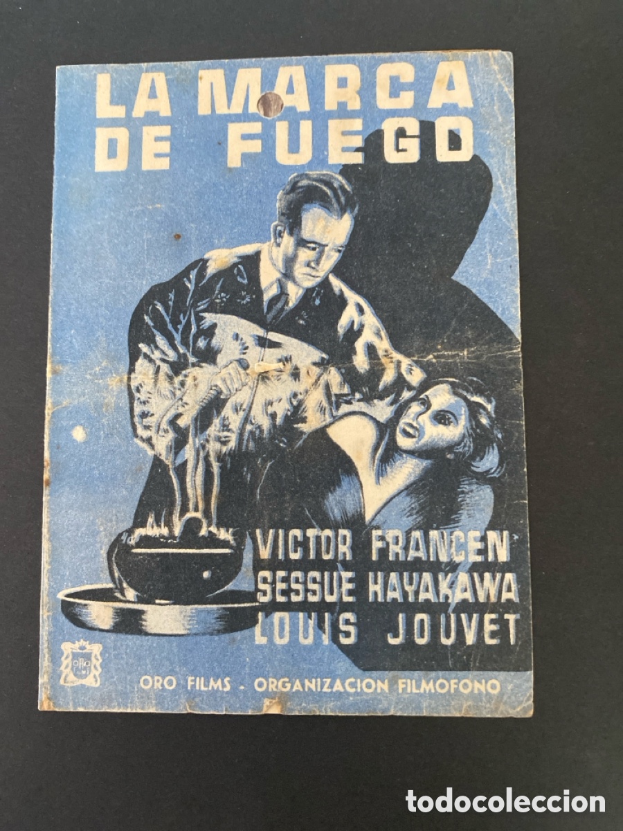 Cine: Programa de cine La marca de fuego