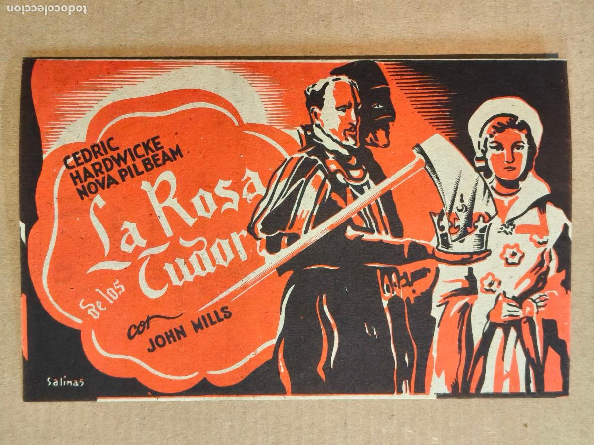 Cine: LA ROSA DE LOS TUDOR PROGRAMA DE CINE 1940