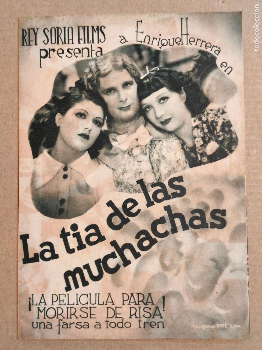 Cine: LA TIA DE LAS MUCHACHAS PROGRAMA DE CINE 1941