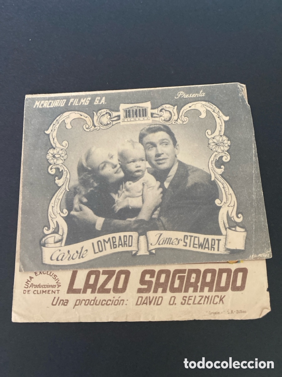 Cine: Programa de cine Lazo sagrado