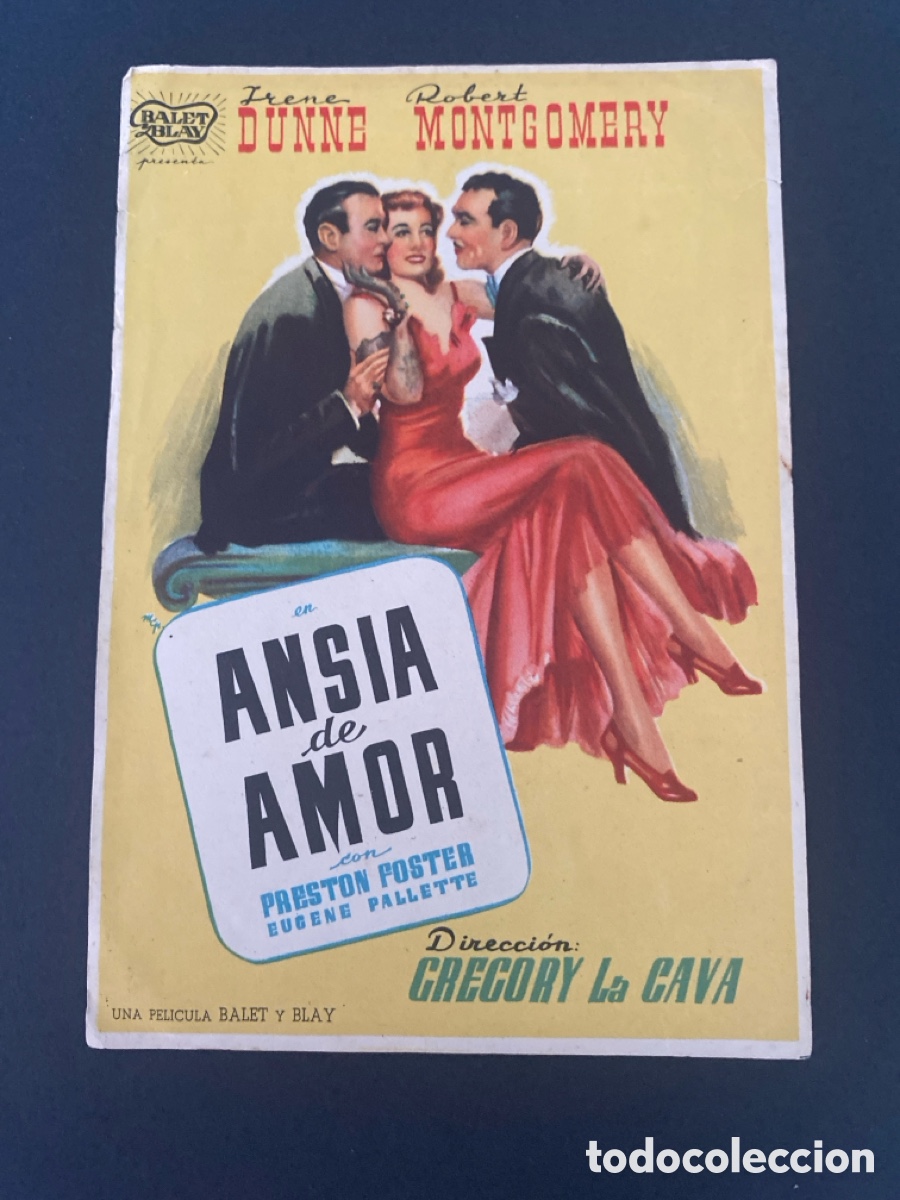 Cine: Programa de cine Ansia de amor