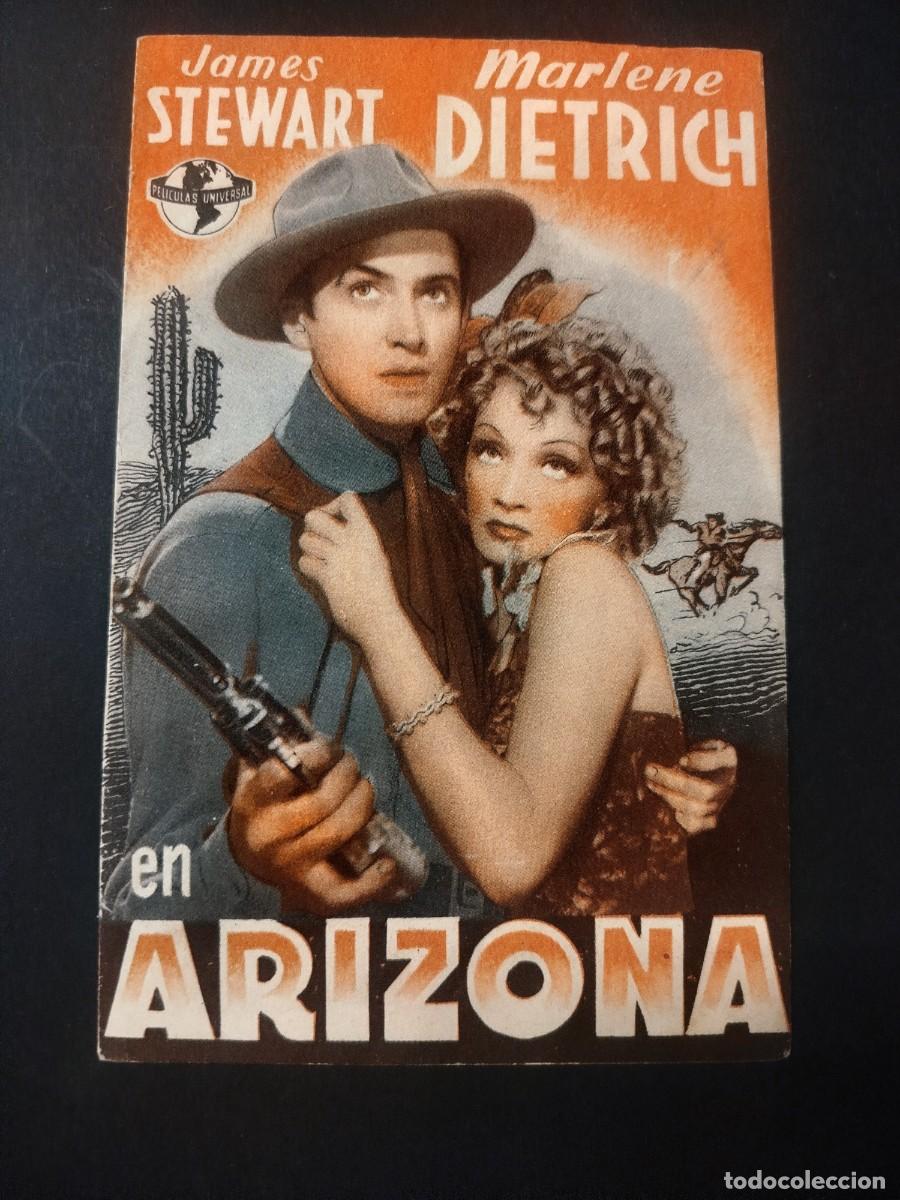 Cine: ARIZONA PROGRAMA DE MANO 1943