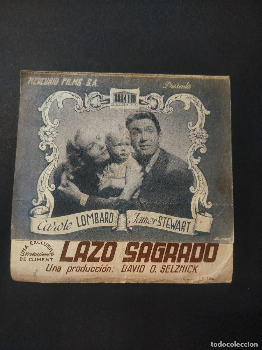 Cine: LAZO SAGRADO PROGRAMA DE MANO C/P