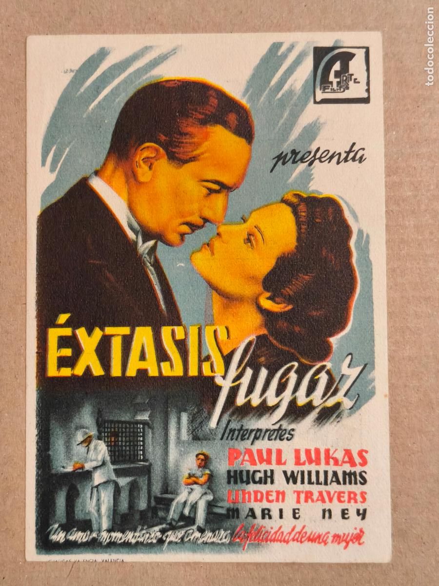 Cine: EXTASIS FUGAZ PROGRAMA DE CINE