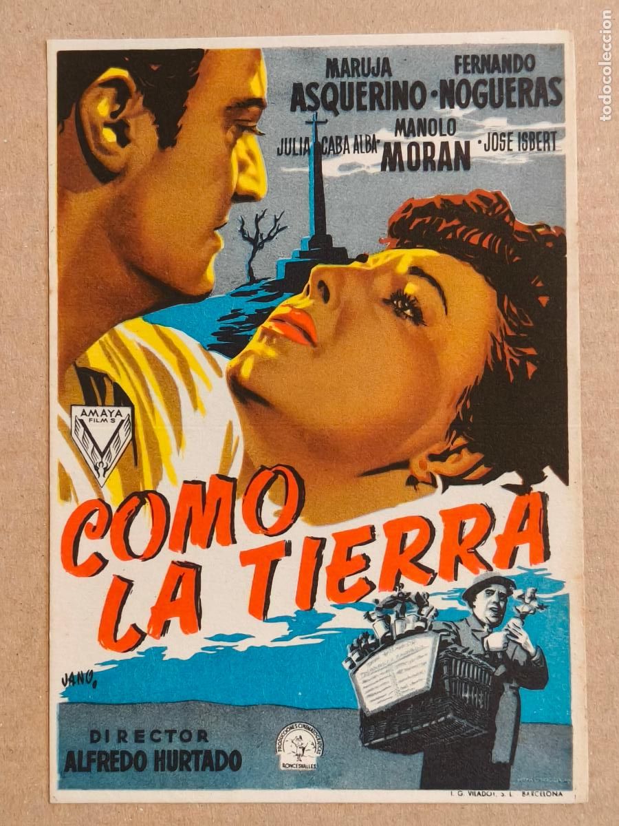 Cine: COMO LA TIERRA PROGRAMA DE CINE 1954