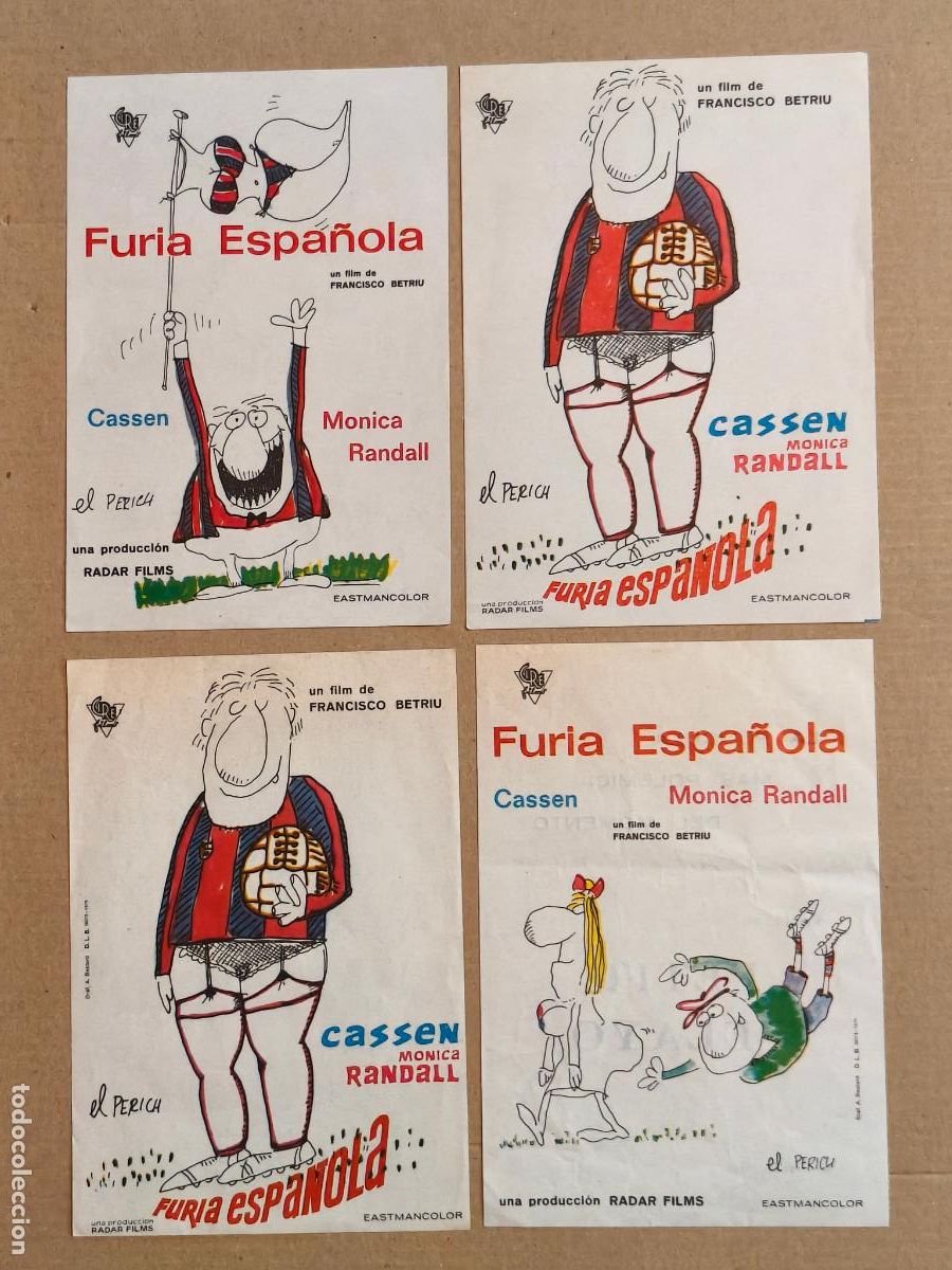 Cine: FURIA ESPA&Ntilde;OLA PROGRAMA DE CINE 1954