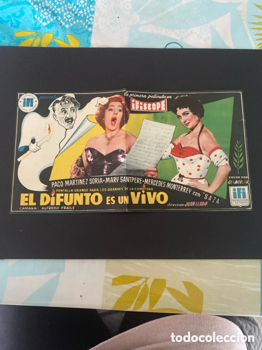 Cine: Programa de cine El difunto es un vivo