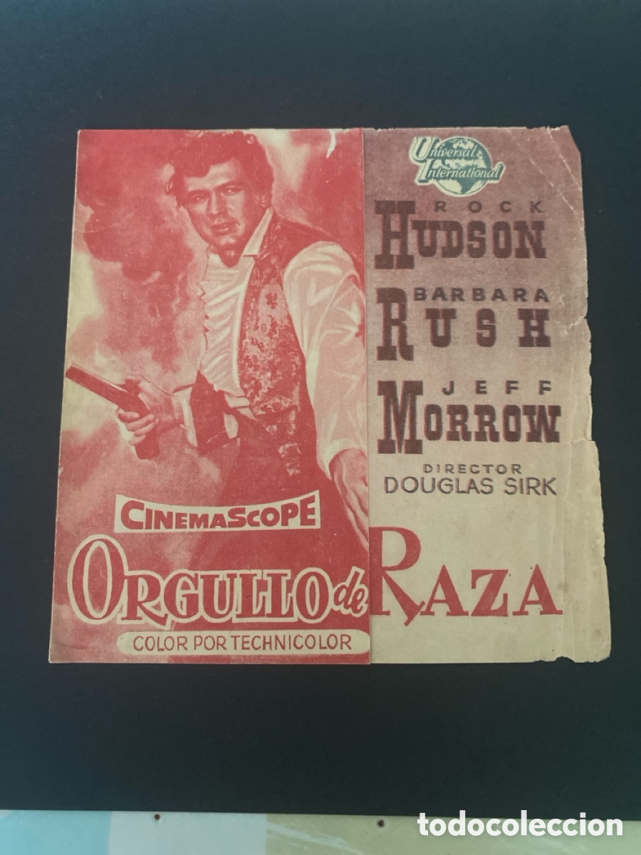 Cine: Programa de cine Orgullo de raza