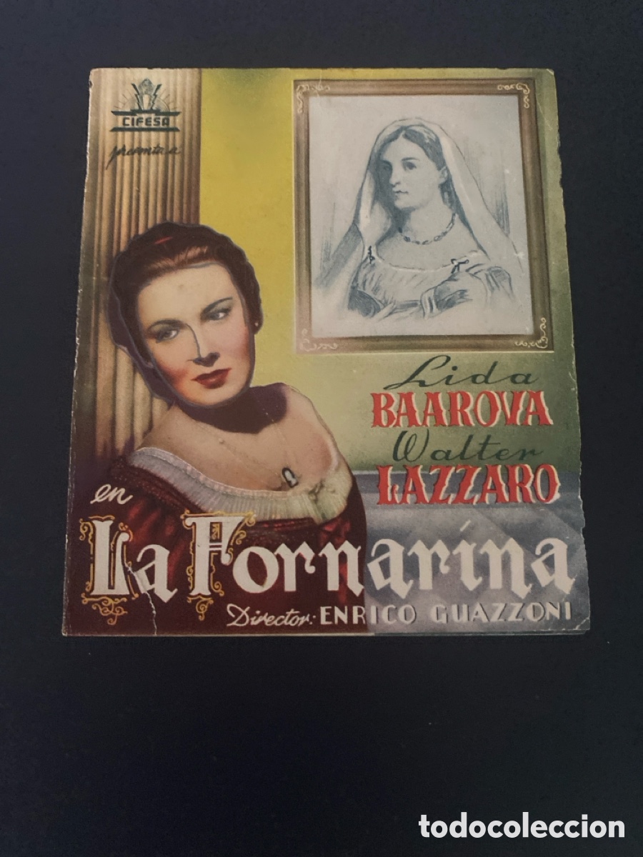 Cine: Programa de cine La fornarina