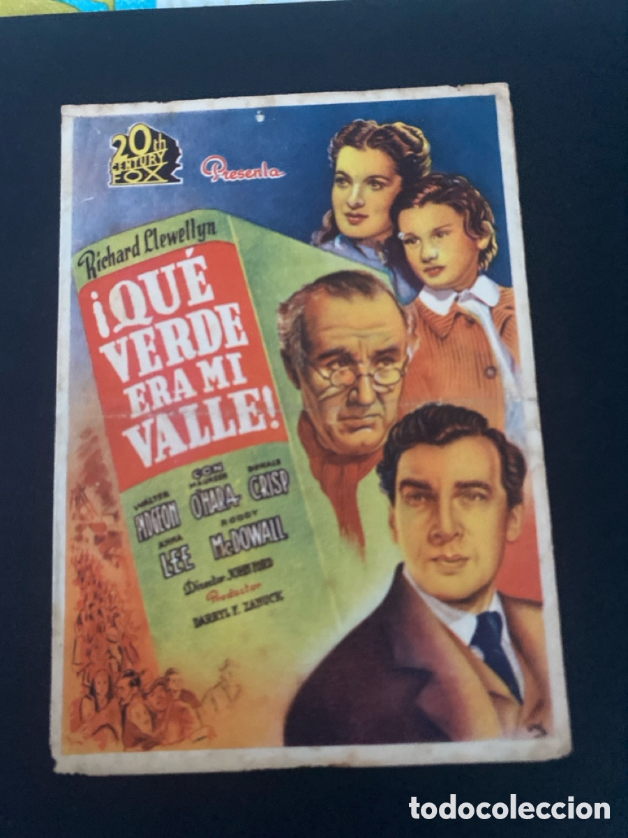 Cine: Programa de cine Que verde era mi Valle!