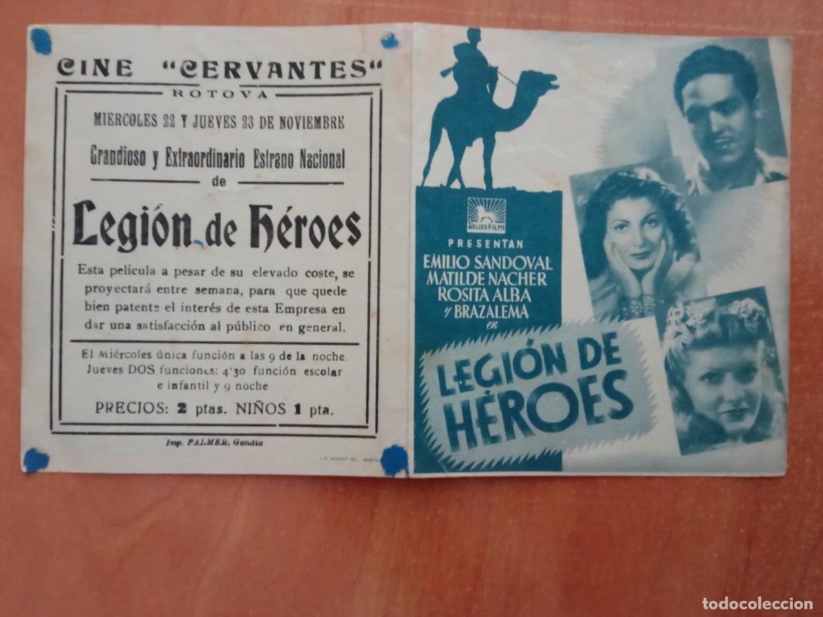 Cine: LEGI&Oacute;N DE H&Eacute;ROES, CINE CERVANTES, ROTOVA, VALENCIA