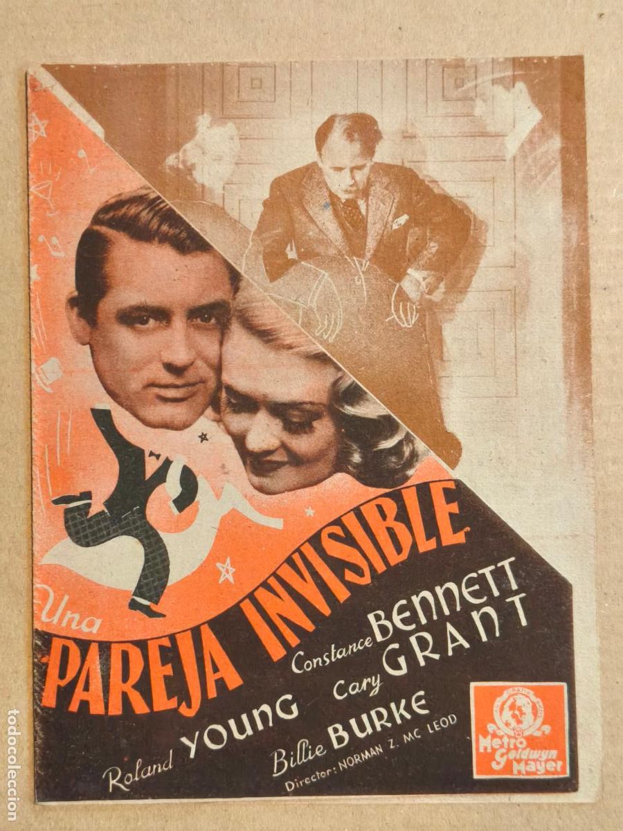 Cine: LA PAREJA INVISIBLE PROGRAMA DE CINE 1939