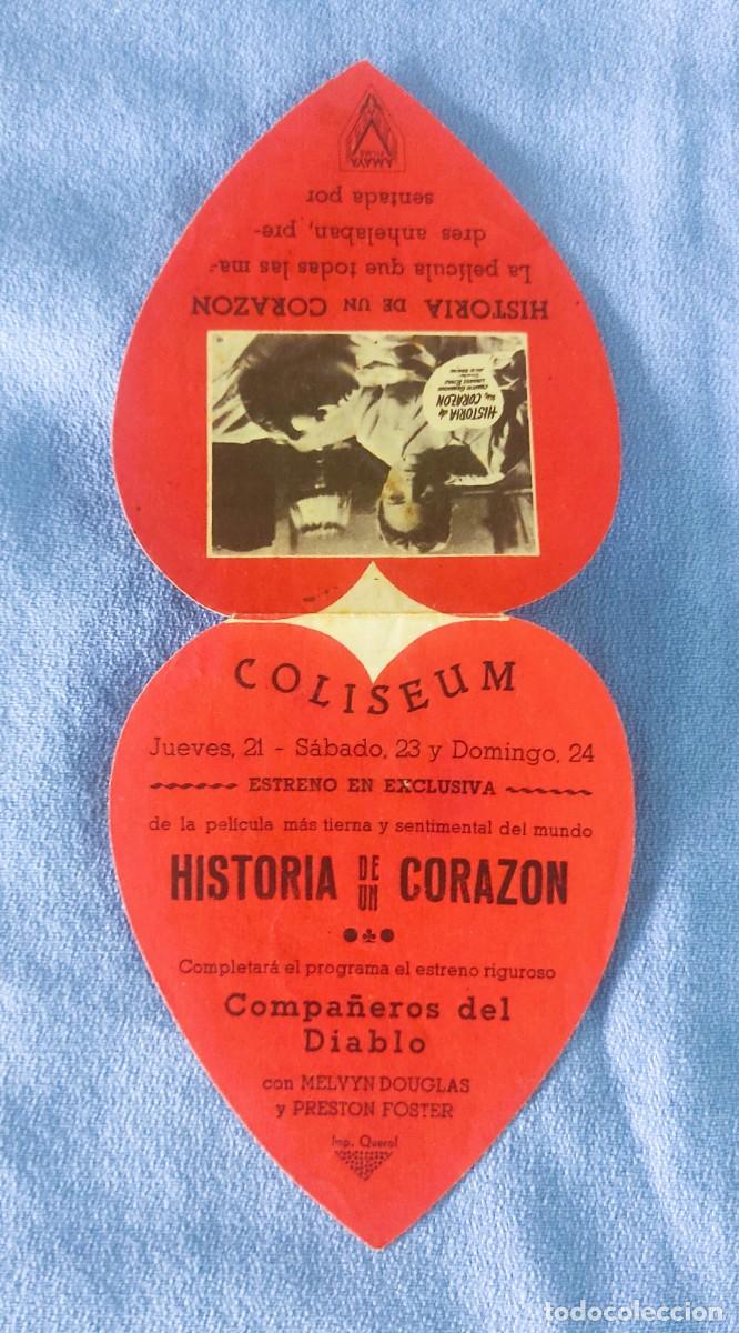 Cine: HISTORIA DE UN CORAZON COLISEUM TORTOSA 1954