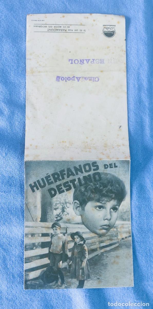 Cine: HUERFANOS DEL DESTINO CINE APOLO