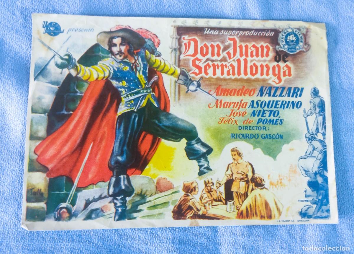 Cine: DON JUAN DE SERRALLONGA CINE FEMINA TORTOSA 1948