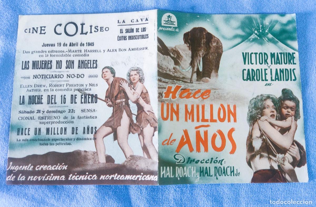 Cine: HACE UN MILLON DE A&Ntilde;OS CINE COLISEO LA CAVA TARRAGONA 1945