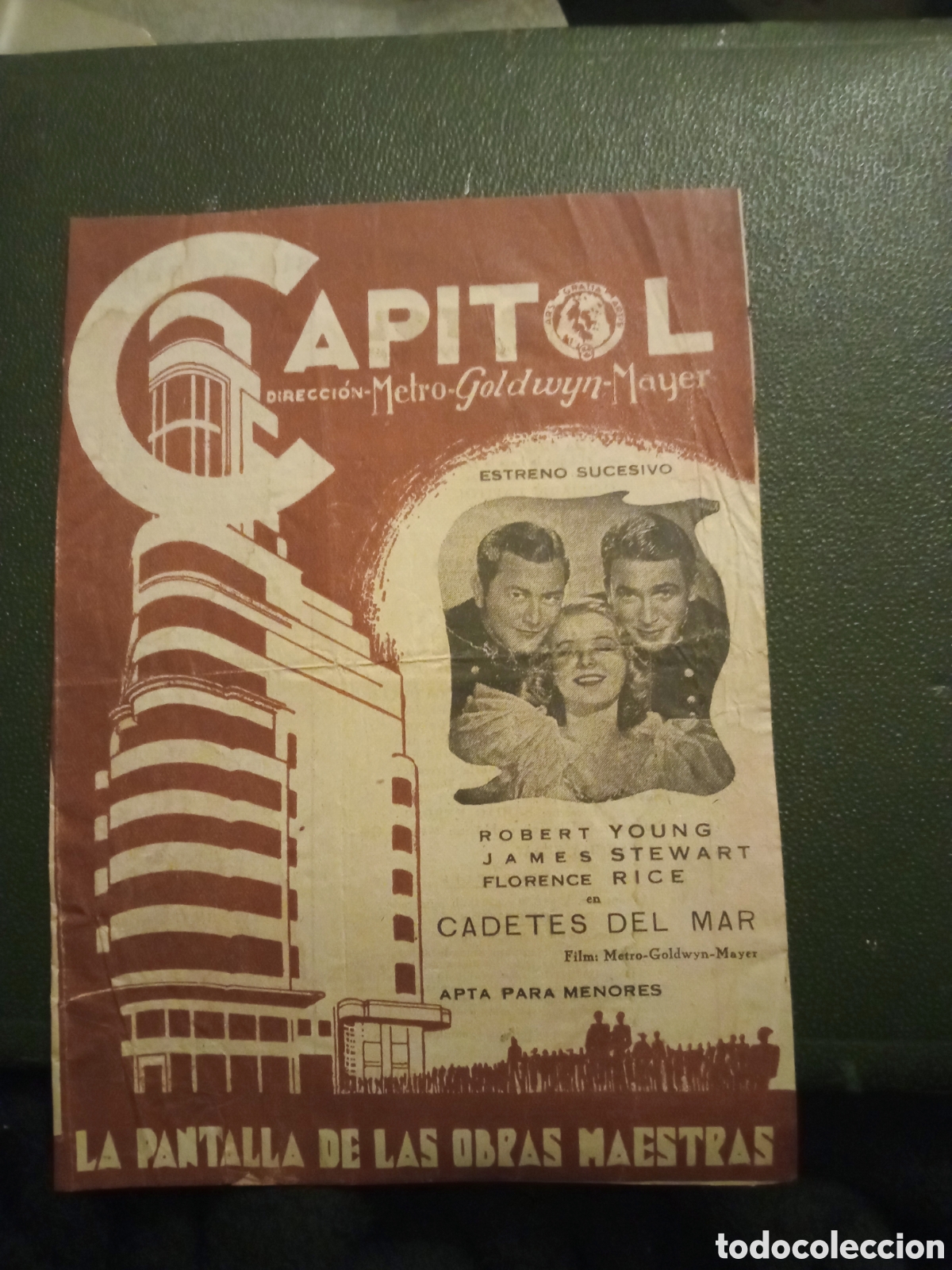 Cine: Antiguo programa, Cine Capitol, Cadetes del Mar - Foto 1