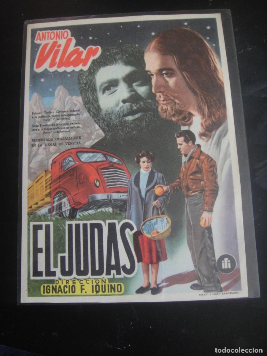 Cine: el judas - folleto de mano - publicidad cines alexandra , capitol , metropol