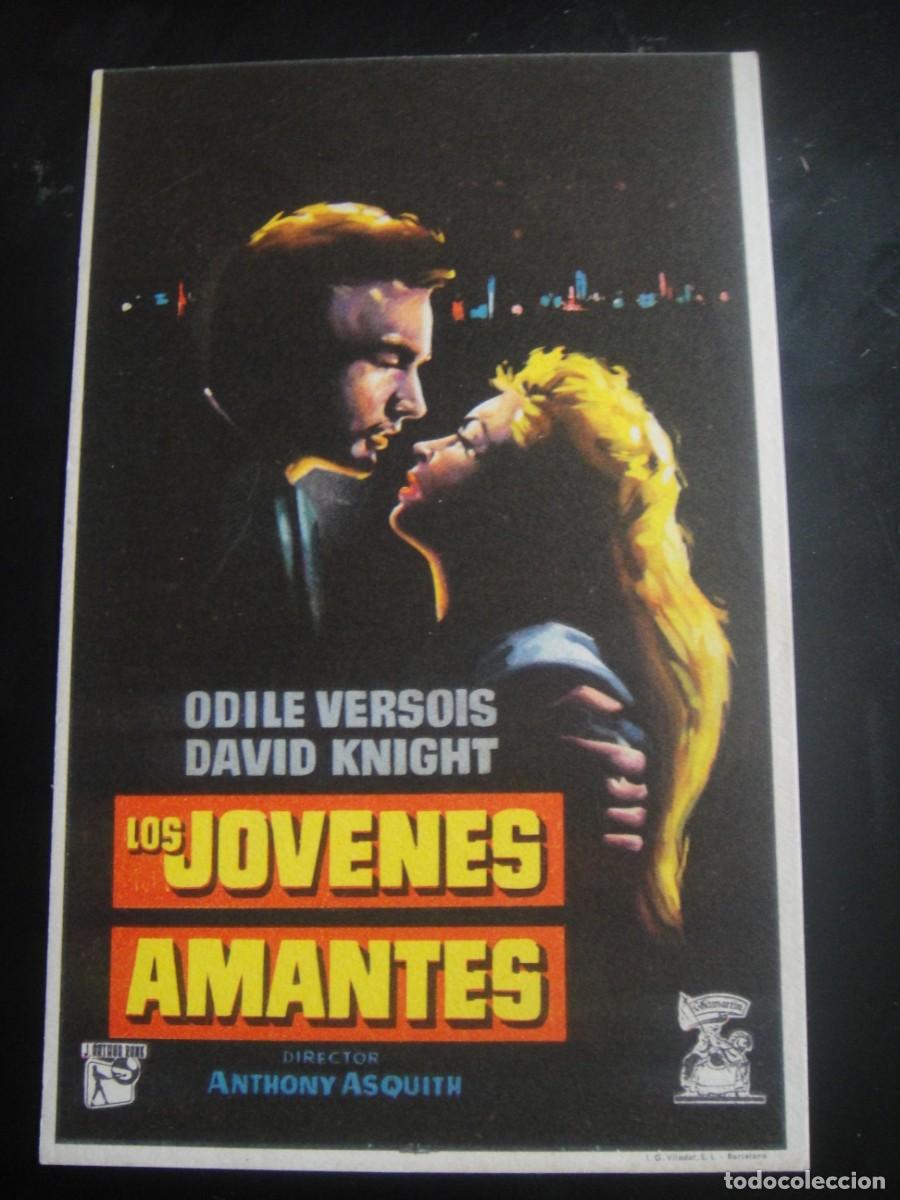 Cine: los jovenes amantes - folleto de mano - publicidad cines rambla y nuevo , san vicente