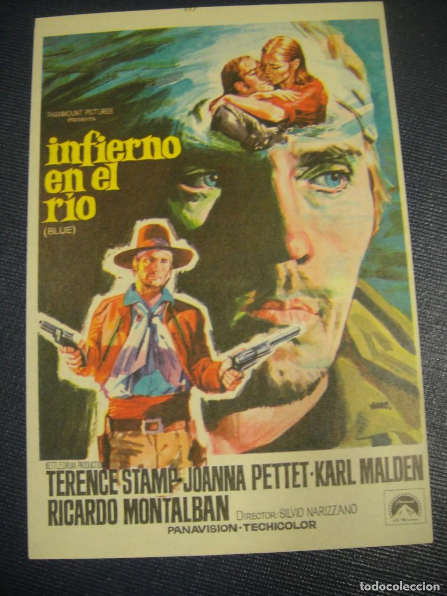 Cine: infierno en el rio - folleto de mano - publicidad cine kursaal , reus