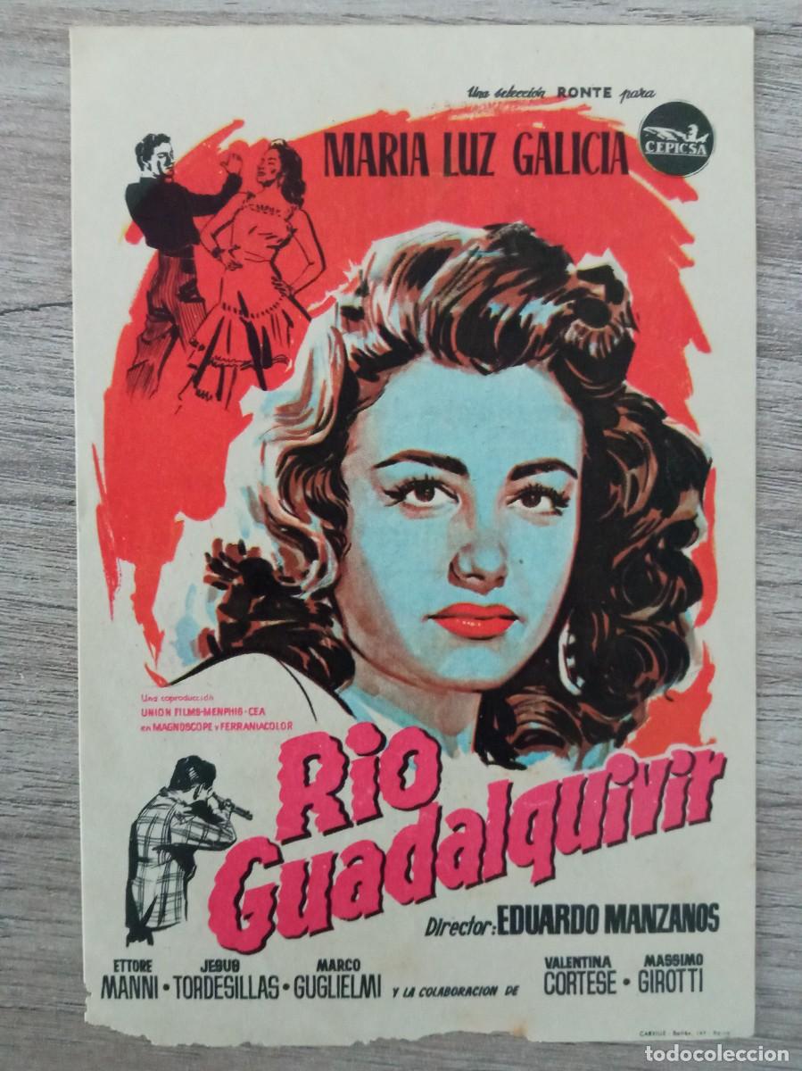 Cine: RIO GUADALQUIVIR, MARIA LUZ GALICIA, TEATRO MEDITERRANEO, VILLAJOYOSA, ALICANTE