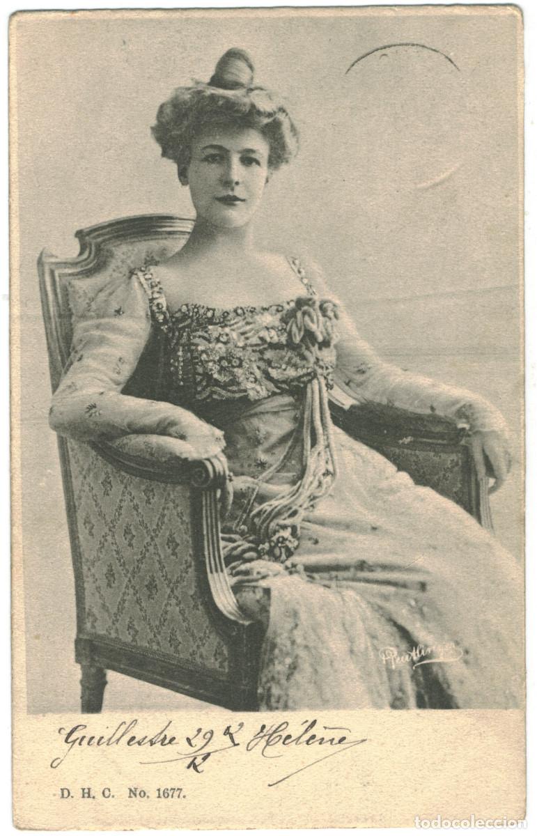 Cine: Actriz Sin identificar_DHC. 1677. Photo Reutlinger