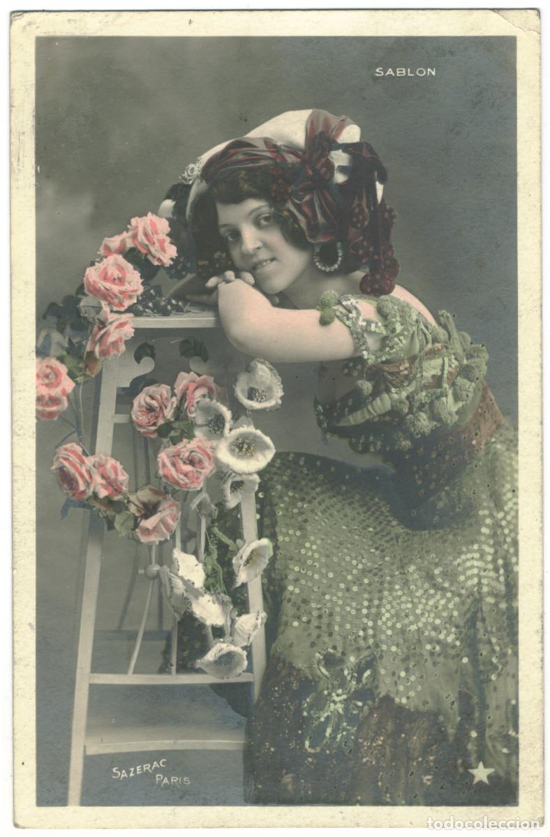 Cine: Actriz Belle &Eacute;poque SABLON_&Eacute;toile. 841-97. Photo Sazerac