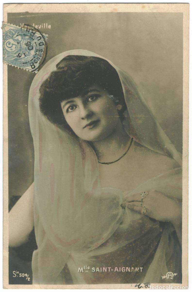 Cine: Actriz Belle &Eacute;poque SAINT-AIGNAN_Herradura flechada. 504-2. Vaudeville