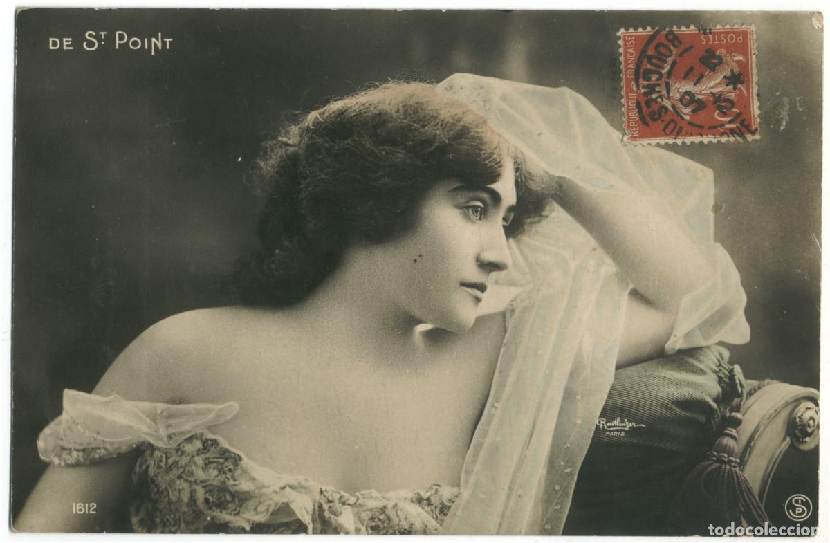 Cine: Actriz Belle &Eacute;poque SAINT POINT, de_SIP. 1612. Photo Reutlinger