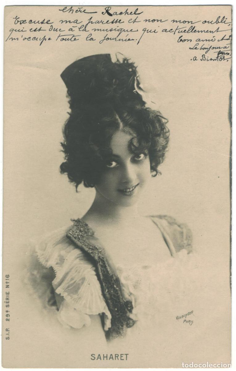 Cine: Actriz Belle &Eacute;poque SAHARET_SIP. 29-16. Photo Reutlinger