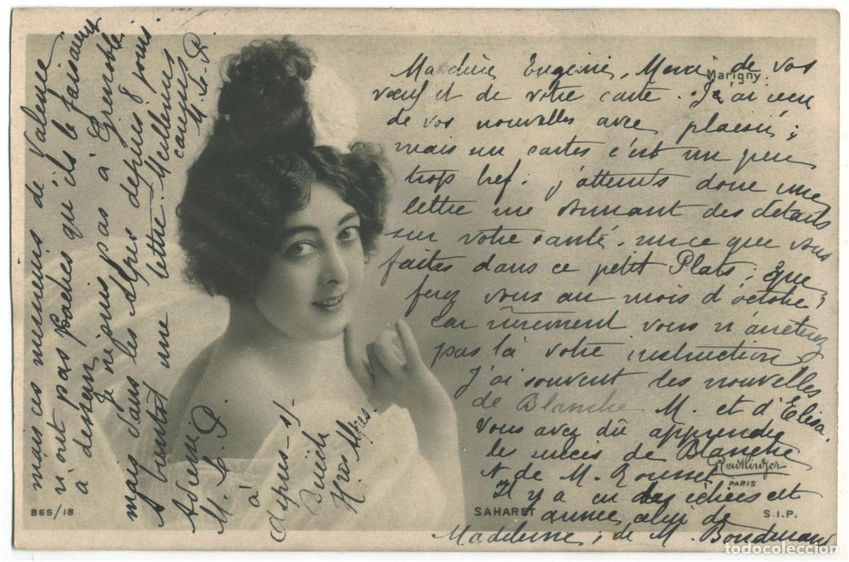 Cine: Actriz Belle &Eacute;poque SAHARET_SIP. 865-18. Marigny. Photo Reutlinger