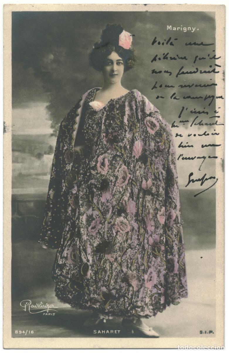 Cine: Actriz Belle &Eacute;poque SAHARET_SIP. 894-16. Marigny. Photo Reutlinger