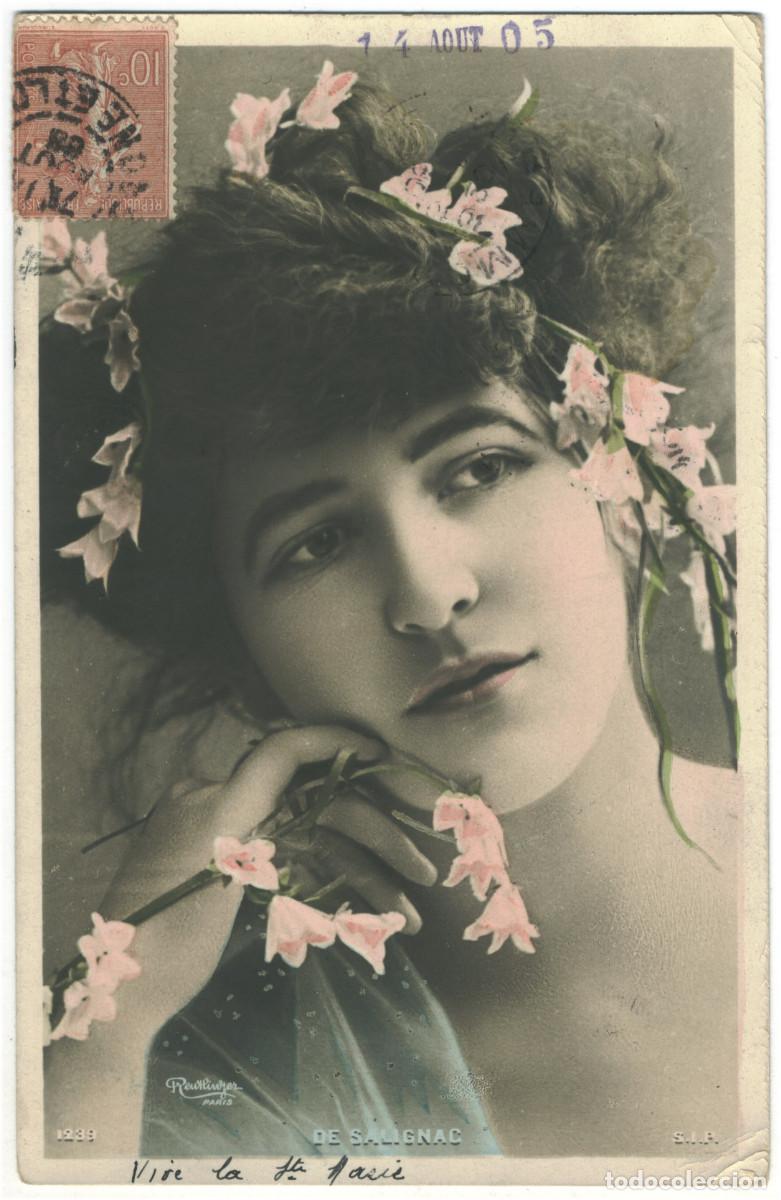 Cine: Actriz Belle &Eacute;poque SALIGNAC, de_SIP. 1239. Photo Reutlinger