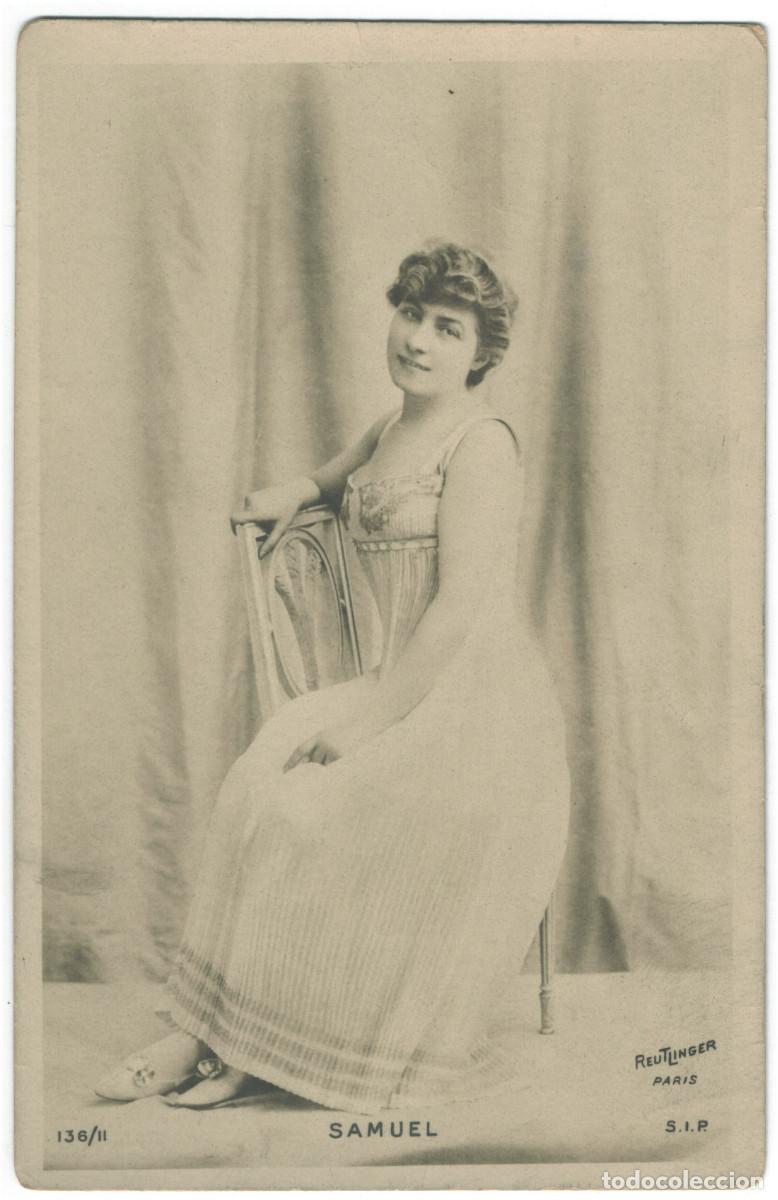 Cine: Actriz Belle &Eacute;poque SAMUEL_SIP. 136-11. Photo Reutlinger