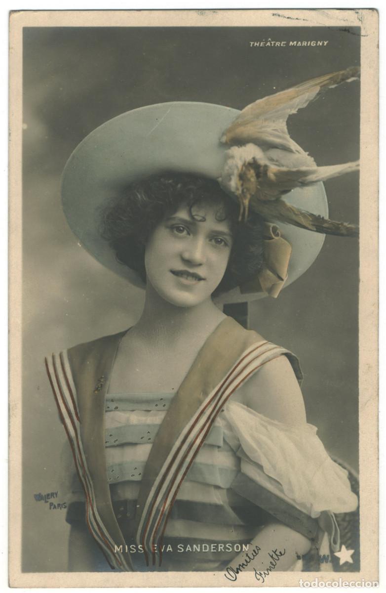 Cine: Actriz Belle &Eacute;poque SANDERSON, Eva_W &Eacute;toile. 5. Th&eacute;&acirc;tre Marigny. Photo Wal&eacute;ry