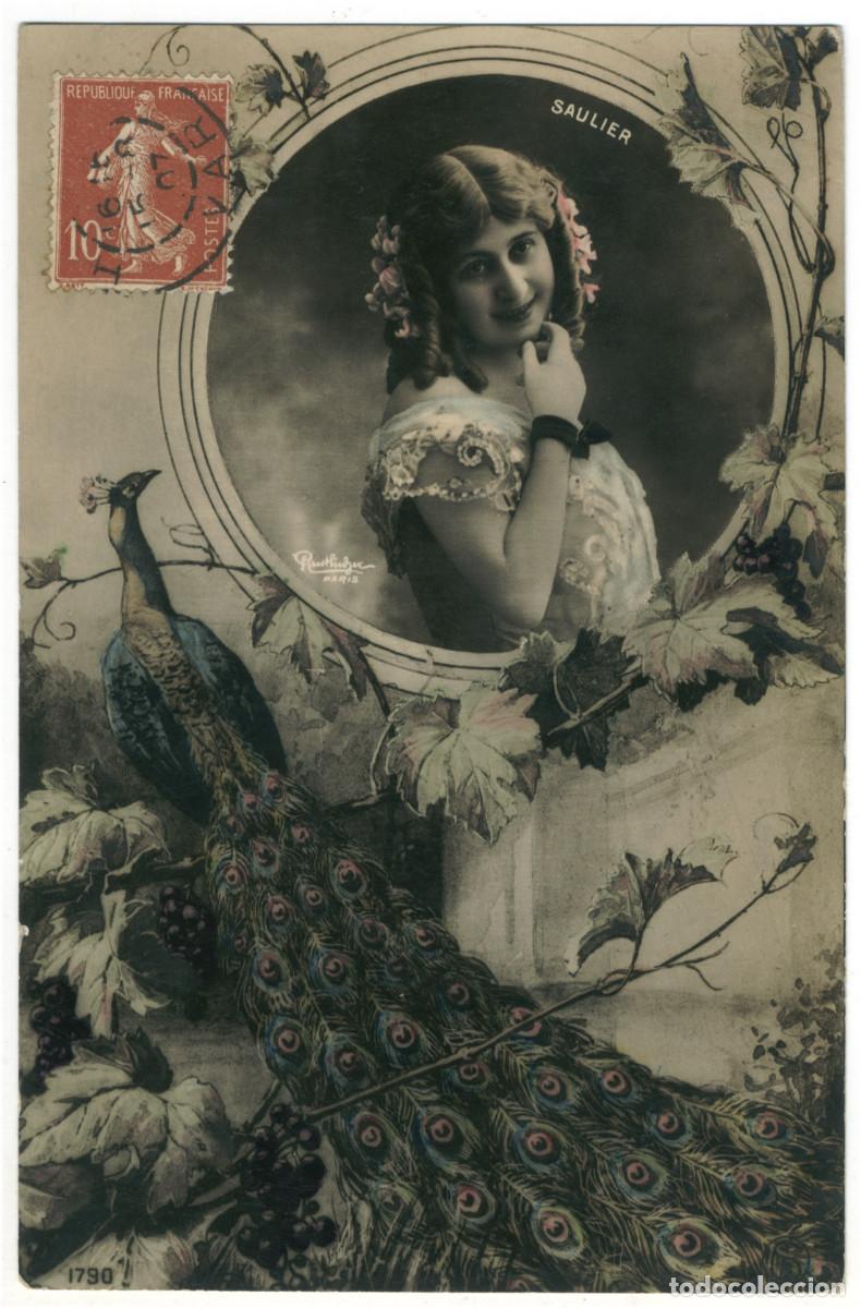 Cine: Actriz Belle &Eacute;poque SAULIER, Jeanne_SIP. 1790. Photo Reutlinger