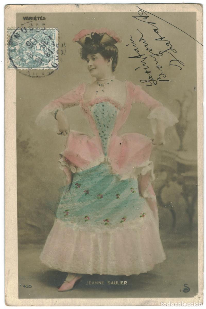 Cine: Actriz Belle &Eacute;poque SAULIER, Jeanne_SW. 435. Vari&eacute;t&eacute;s