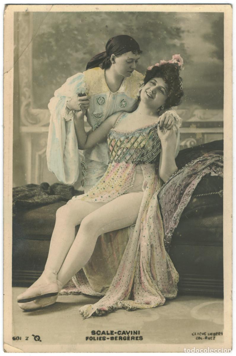 Cine: Actriz Belle &Eacute;poque SCALE & CAVINI_Herradura flechada. 601. Foiles Berg&eacute;re. Photo Liebert