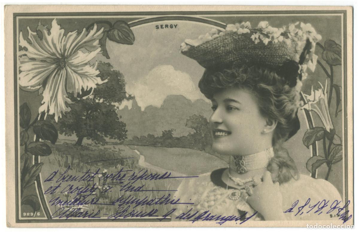 Cine: Actriz Belle &Eacute;poque SERGY_SIP. 919-6. Photo Reutlinger