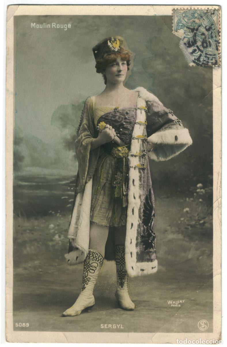 Cine: Actriz Belle &Eacute;poque SERGYL_SIP. 5089. Moulin Rouge. Photo Wal&eacute;ry