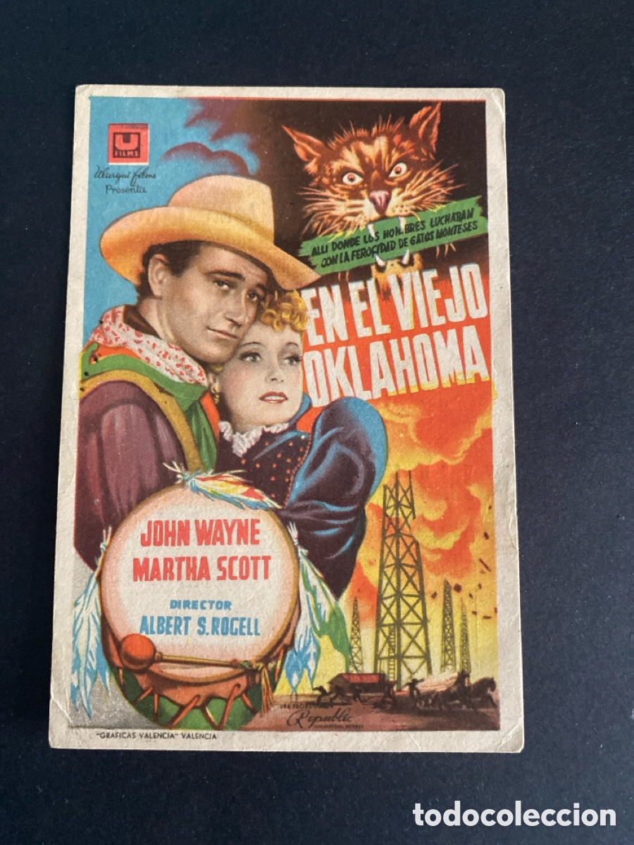 Cine: Programa de cine En el viejo Oklahoma